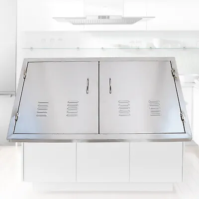 36  X 21  201 Stainless Steel Outdoor Kitchen Cabinet BBQ Island Access Doors  • $65.55