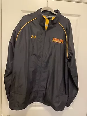 Maryland Terrapins Football Under Armour Team Issued? Jacket • $18.99