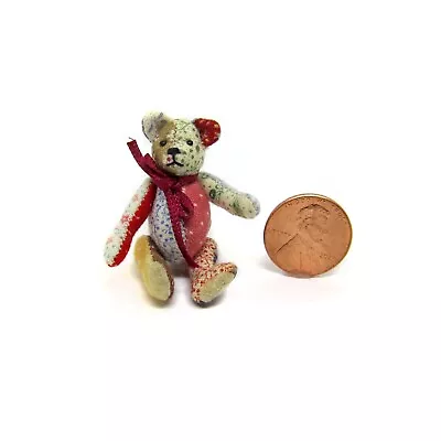 1:12 Scale Vintage Dollhouse Miniature Teddy Bear By Emily Farmer • $46