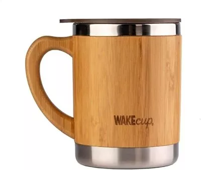 Wakecup Bamboo Coffee Cup With Handle • £6.99