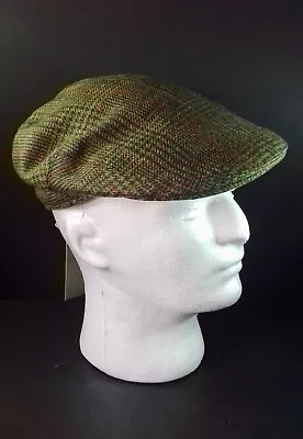 Laksen Bruar Tweed Sixpence Cap Size 56 M • £19.99