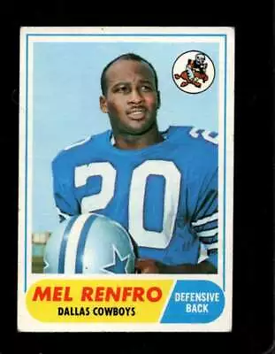 1968 Topps #129 Mel Renfro Vg+ Cowboys Hof *x83983 • $9.68