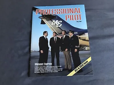 Midwest Express Airlines Professional Pilot Brochure May 1988 • $7