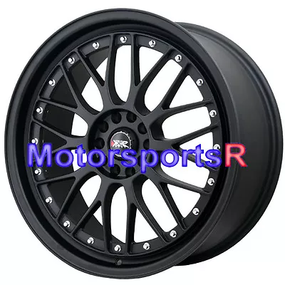 $781.40 • Buy XXR 521 18 X 8.5 +35 Flat Black Lip Mesh Rims Wheels 5x100 5x4.5 5x114.3 Rx8 Rx7