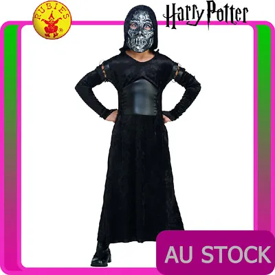 Kids Bellatrix Lestrange Harry Potter Death Eater Costume Halloween Book Week • $28.99