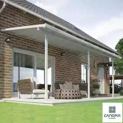 Palram Canopia Feria 3 Veranda Patio Cover In White 3 X 6.10m • £1843.99