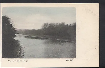 Wales Postcard - View From Canton Bridge Cardiff    RS4075 • £3.26