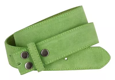 Belts For Men & Women Unisex Suede Leather Belt Strap 1 1/2  Wide Multi-Color • $14.95