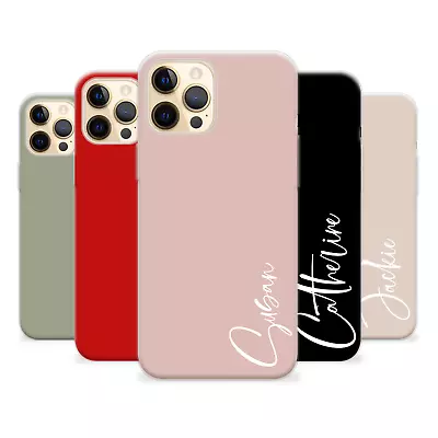 Personalised Phone Case Custom Name Silicone Cover IPhone 15 13 12 14 Xr Max • £6.29