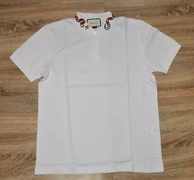 Vintage Gucci Men's Cotton T-shirt Polo Size US L • $180