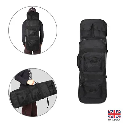 £18.49 • Buy Waterproof Tactical Padded Carry Air Rifle Airsoft Double Hunting Gun Bag Case