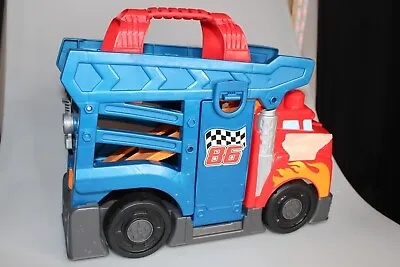 Mega Blocks First Builders Fast Tracks Big Truck Car Racing Rig • $7.99