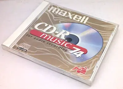 Maxell CD-R / CD-R74MU 74 Mins Audio Music CDR Blank Recordable Disc - NEW • £5.99