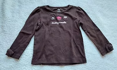 Gymboree Size 4 Sweet Treats Brown Daddy's Sweetie Shirt Cupcakes Chocolates • $7