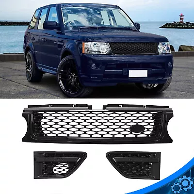 For Range Rover Sport 10-13 Autobiography Mesh Grille Air Side Vents GLOSS BLACK • $86