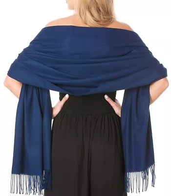 Central Chic Ladies Pashmina Shawl Wrap Winter Scarves Large Scarf Warm Stole • £12.99