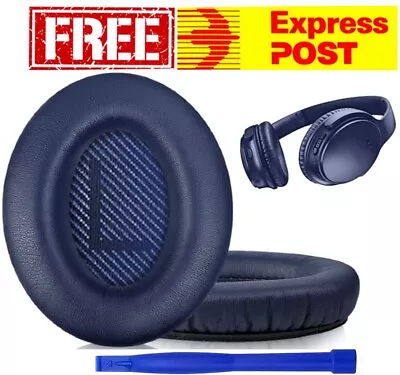 Replacement Ear Pads For Bose QC25 QC35 Ii Cushions Quiet Comfort Midnight Blue • $38.90