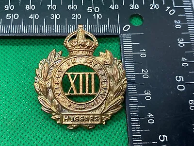 WW2 British Army 13th Hussars Regiment Cap Badge • $31.81