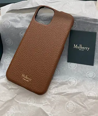 Brand New: MULBERRY Apple IPhone 11 Pro Phone Leather Case In Tan : New • £39.99