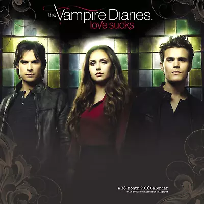 Vampire Diaries 2016 MEAD Calendar Nina Dobrev IAN SOMERHALDER Paul Wesley • £67.51