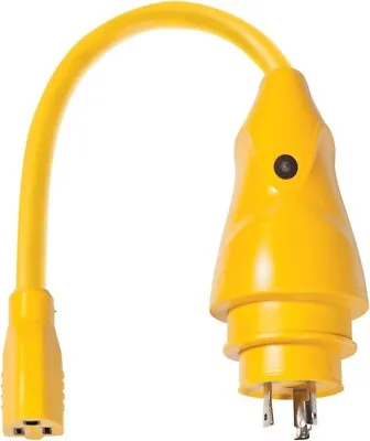 Marinco P30-15 EEL 15A-125V Female To 30A-125V Male Pigtail Marine Plug Adapter • $49.99