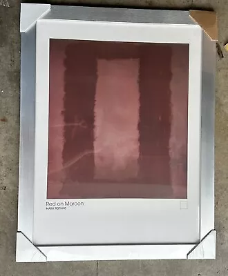 Mark Rothko Red On Maroon Poster Professionally Framed • $70