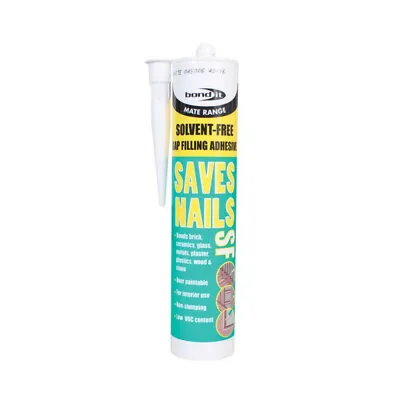 Saves Nails Strong Instant Grab Adhesive Silicone Timber Plastic Wood Metal Upvc • £6.47