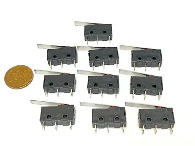 10x KW12-C Kw12 Long Arm Lever Limit Switches Straight Hinge Type SPDT Micro C23 • $12.07