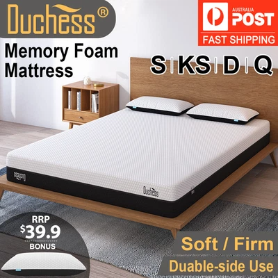 $229 • Buy Duchess Mattress Queen Double Single Bed Mattresses Gel Memory Foam No Spring