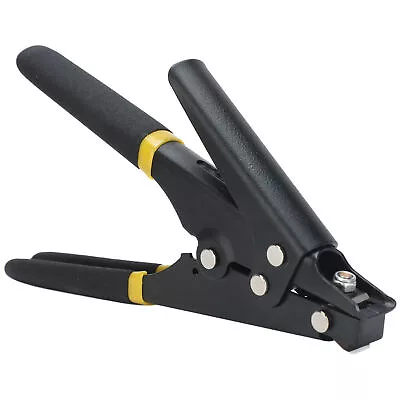 Portable Cable Tie Gun Tension Zip Tie Fastening And Cutting Tool(Black ) FST • £12.06