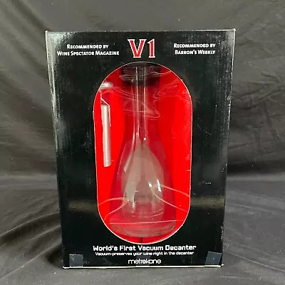 Metrokane V1 Worlds First Vacuum Decanter NIB • $39.99