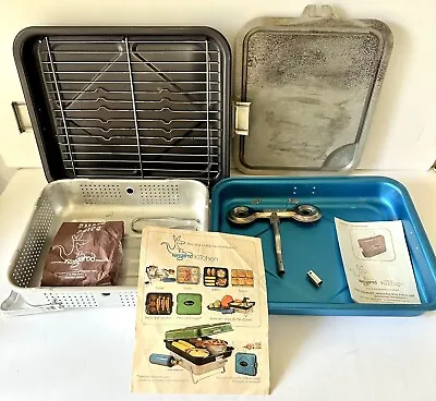 Vintage Kangaroo Kitchen Aluminum Portable Camping Grill Griddle Cooking Stove • $115