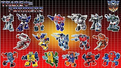 Transformers G1 Autobots 1984 Box Art Vinyl Decal Sticker Packs • $5