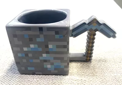 New Minecraft Paladone PickAxe Gamer Coffee Mug Cup Collectible  New W/o Box • $14.99