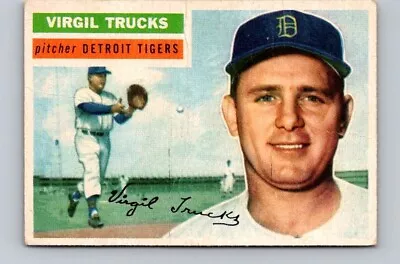 1956 Topps Baseball #117 Virgil Trucks   Low Grade Ms • $3.99