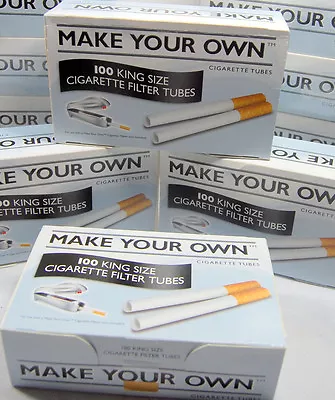 500 Make Your Own Cigarette Filter Tubes King Size CONCEPT New • £7.89