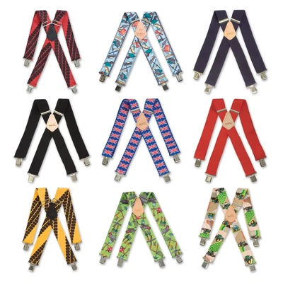 £10.11 • Buy Brimarc Mens Heavy Duty Metal Clip Wide Work Trouser Braces 42 Assorted Patterns