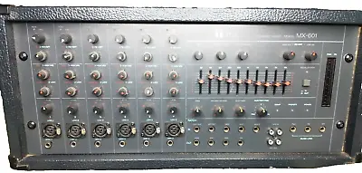 TOA 6-Channel Powered Mixer Amplifier Model MX 601 • $74.99