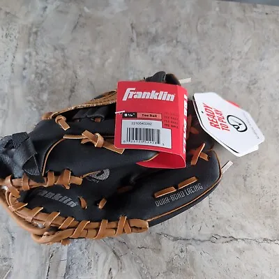 Franklin Fielding Glove 8 1/2  Left Hand No Break-In Tee Ball Right Hand Thrower • $22.99