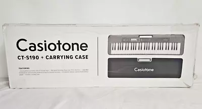 New Casiotone Casio CT-S190 61-Key Portable 400 Tones 22 Rhythms Keyboard Piano • $99.95