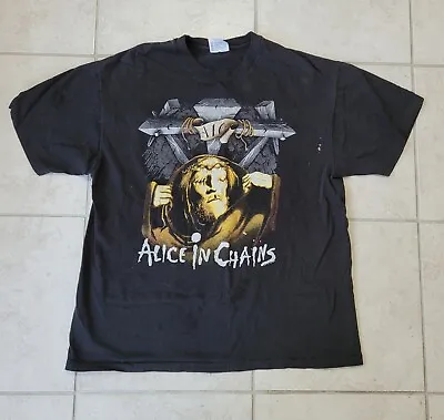 $270 • Buy Vintage Rare 1991 Alice In Chains Bleed The Freak Original Tour Shirt Mens XL