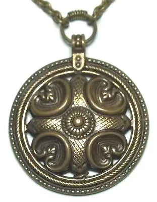 KALEVALA KORU KK Finland - Vintage Bronze Necklace  Raisala  - BIG Size • $80