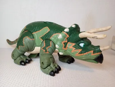 Imaginext Tank The Triceratops Dinosaur Figure Prehistoric Trigger 2004 Mattel • $7.99