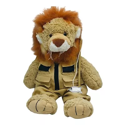 Teddy Mountain Lion Plush Stuffed Animal 18” Fisherman Outfit W/ Pole & Fish • $18.88