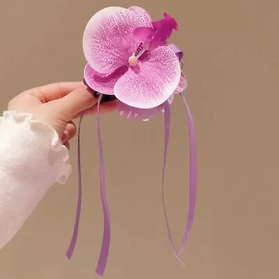 Beach Vacation Hair Accessories Flowers Hair Clips Phalaenopsis Hair Gripper • $8.17