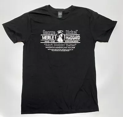 Merle Haggard Black Vintage Concert T-shirt S-3XL GDMH • $20.95