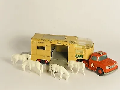 MATCHBOX KINGS SIZE #K-18 Dodge Articulated Horse Van : Original Vintage (refT4) • $18.93