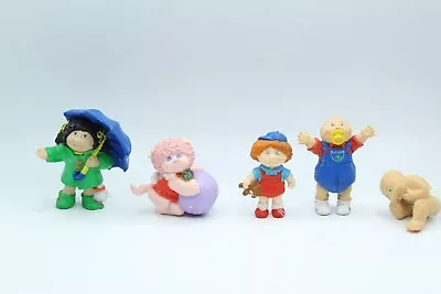 Vintage 1980's Cabbage Patch Kids Mini  PVC Figures Figurines Lot #2 (B30) • $9.99