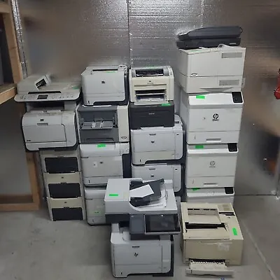 AS IS HP Laser Printer Misc Lot Most Need Fixed M605 P3015 M525 1320 P4015 4100 • $1000