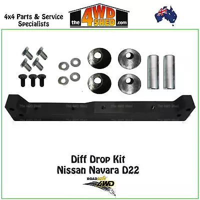 Diff Drop Kit Fit Nissan Navara D22 Complete Bolt In Kit - DDNAV22 • $415